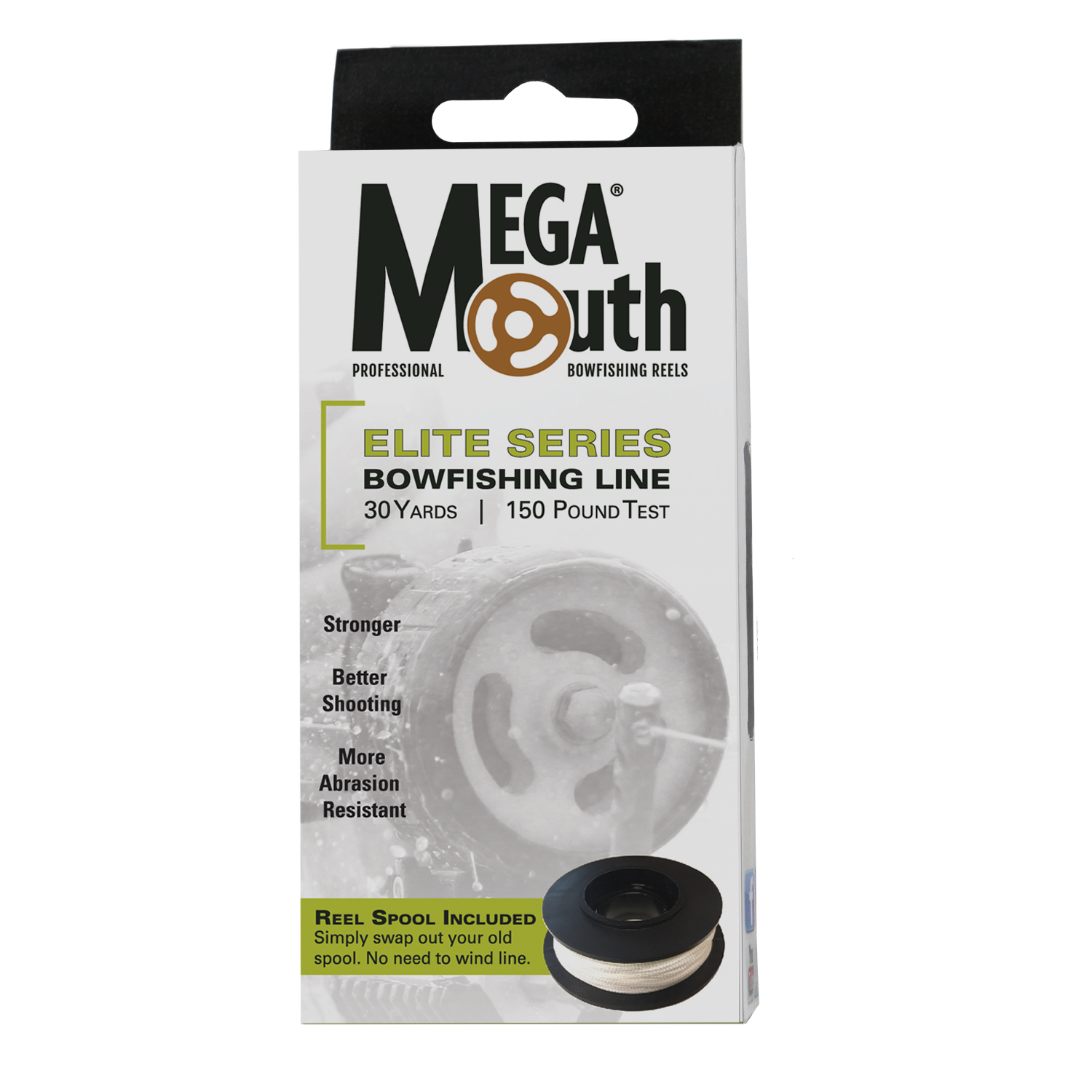 MEGAMOUTH REPLACEMENT LINE & SPOOL 150LB - Hunt-N-Gear