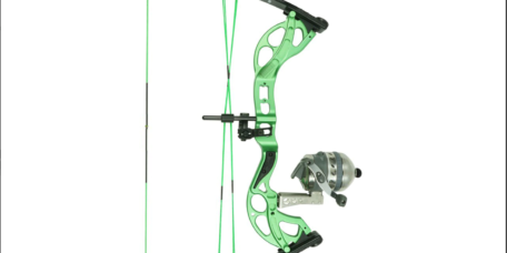 Muzzy 8005-Feradyne LV-X Bowfishing Kit with Bow, Reel, Line, and Arrow  Rest, Recurve Bows 