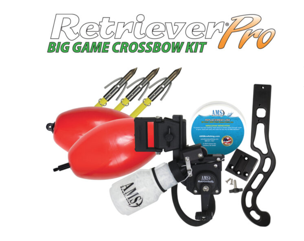 AMS Bowfishing Big Game Crossbow Kit - Made in The USA
