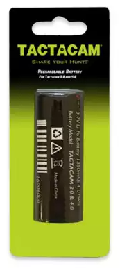 Tactacam rechargeable battery