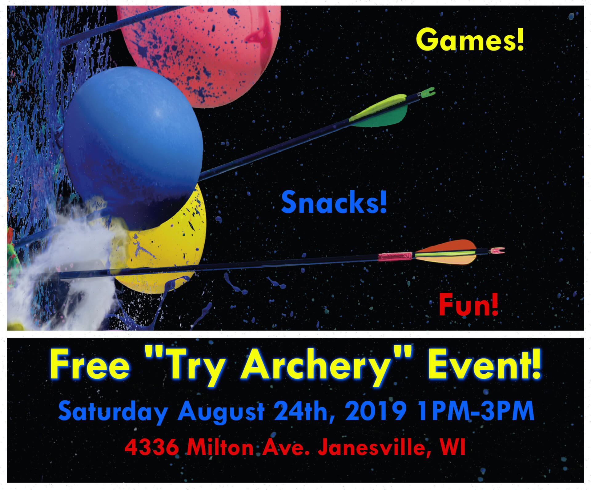 Try Archery event flyer