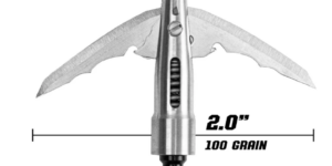 Beast Broadheads Cut On Contact Titanium 2 Blade 100 Grain 2″ Cut 3-Pack