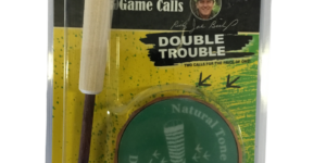 Natural Tone Game Calls Double Trouble Turkey Pot Call
